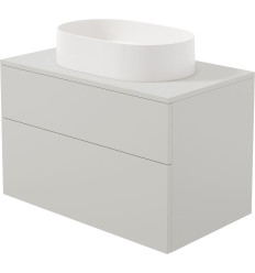 Szafka umywalkowa z umywalką granitową - 55x35 cm Deante (SDKB8SAU6S)