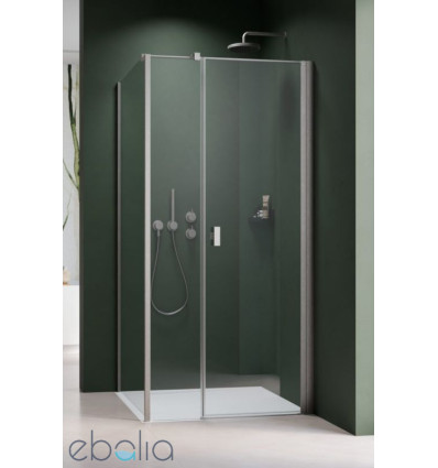 Kabina prysznicowa 100x70 Nes Brushed Nickel KDS I Radaway (10023100-91-01R + 10043070-91-01)