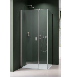 Kabina prysznicowa 100x70 Nes Brushed Nickel KDS I Radaway (10023100-91-01L + 10043070-91-01)