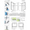 Kabina prysznicowa 100x70 Nes Brushed Nickel KDS I Radaway (10023100-91-01R + 10043070-91-01)