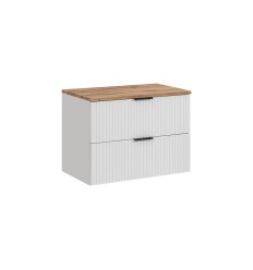 Szafka z blatem 80 cm Adel White Comad (SET -ADW B 80 CM)