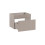 Szafka pod umywalkę 60cm 1 szuflada Iconic Cashmere Comad (ICONIC CASHMERE 82-60-D-1S)
