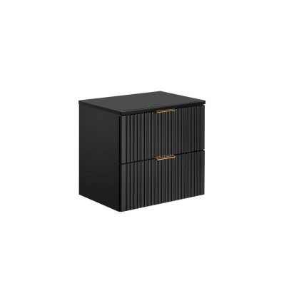 Szafka z blatem 60 cm Adel Black Comad (SET -ADB B 60 CM)