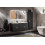 Szafka pod umywalkę 60 cm 2 szuflady Adel Black Comad (ADEL BLACK 82-60-B-2S)