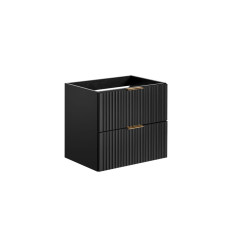 Szafka pod umywalkę 60 cm 2 szuflady Adel Black Comad (ADEL BLACK 82-60-B-2S)