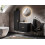 Szafka pod umywalkę 60 cm 2 szuflady Adel Black Comad (ADEL BLACK 82-60-B-2S)