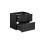 Szafka pod umywalkę 60 cm 2 szuflady Adel Black Comad (ADEL BLACK 82-60-B-2S)