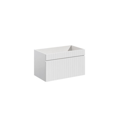 Szafka pod umywalkę 80cm 1 szuflada Iconic White Comad (ICONIC WHITE 82-80-D-1S)