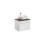 Zestaw meblowy 60cm z blatem i umywalką nablatową Smile Iconic White Comad (SET ICW-B 60 CM 6252)
