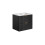 Szafka z umywalką 60 cm Adel Black Comad (SET -ADB SKY 60 CM)