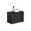 Zestaw meblowy 80 cm z umywalką nablatową Adel Black Comad (SET -ADB B 80 CM SMILE 40)