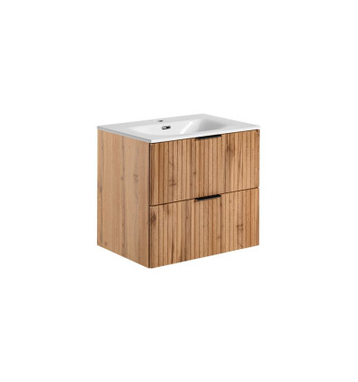 Szafka z umywalką Sky 60 cm Adel Oak Comad (SET -ADO SKY 60 CM)