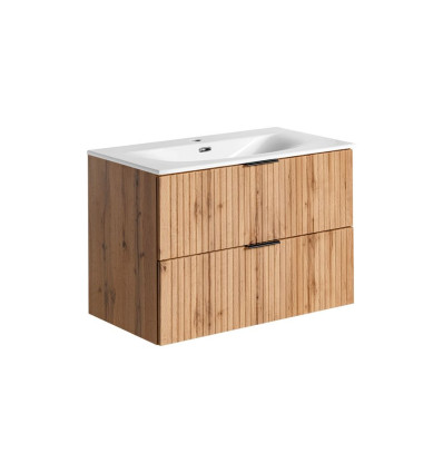 Szafka z umywalką SKY 80 cm Adel Oak Comad (SET -ADO SKY 80 CM)