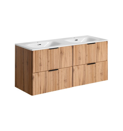 Zestaw meblowy 120cm z umywalką meblową SKY Adel Oak Comad (SET -ADO SKY 120 CM)
