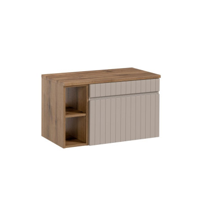 Zestaw meblowy 80cm z blatem Iconic Cashmere Comad (SET - ICC B 80 CM 81-01 COAST EVOKE OAK)