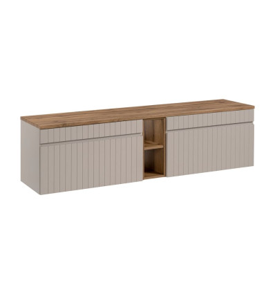 Zestaw meblowy 180cm z blatem Iconic Cashmere Comad (SET - ICC B 180 CM 81-01 COAST EVOKE OAK)