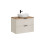 Zestaw meblowy 80 cm z blatem i umywalką nablatową Smile Adel Cashmere Comad (SET-ADC B WOTAN 80CM SMILE 40)