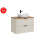 Zestaw meblowy 80 cm z blatem i umywalką nablatową Smile Adel Cashmere Comad (SET-ADC B WOTAN 80CM SMILE 40)