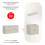 Zestaw meblowy 120 cm z blatem Adel Cashmere Comad (SET-ADC B CASHMERE 120CM)
