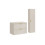 Zestaw meblowy 80 cm z blatem i szafką wysoką Adel Cashmere Comad (SET-ADC B CASHMERE 80CM HIGH CABINET)