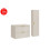 Zestaw meblowy 80 cm z blatem i szafką wysoką Adel Cashmere Comad (SET-ADC B CASHMERE 80CM HIGH CABINET)
