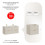 Zestaw meblowy 120cm z umywalką meblową SKY Adel Cashmere Comad (SET-ADC 120CM SKY)