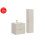 Zestaw meblowy 60 cm z umywalką meblową SKY i szafką wysoką Adel Cashmere Comad (SET-ADC 60CM SKY HIGH CABINET)