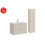 Zestaw meblowy 80cm z umywalką SKY i szafką wysoką Adel Cashmere Comad (SET-ADC 80CM SKY HIGH CABINET)