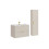 Zestaw meblowy 80cm z umywalką SKY i szafką wysoką Adel Cashmere Comad (SET-ADC 80CM SKY HIGH CABINET)
