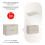 Szafka z blatem 80 cm Adel Cashmere Comad (SET-ADC B CASHMERE 80CM)