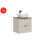 Zestaw meblowy 60 cm z blatem i umywalką nablatową Smile Adel Cashmere Comad (SET-ADC B WOTAN 60CM SMILE 40)