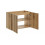 Szafka pod umywalkę 80cm 2 drzwi Nova Oak Comad (NOVA OAK A 82-80-2D)