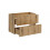 Szafka pod umywalkę 80cm 2 szuflady Nova Oak Comad (NOVA OAK A 82-80-2S)