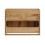 Szafka pod umywalkę 80cm 2 szuflady Nova Oak Comad (NOVA OAK A 82-80-2S)