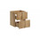 Szafka pod umywalkę 50cm 2 szuflady Nova Oak Comad (NOVA OAK A 82-50-2S)