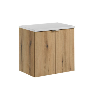 Zestaw meblowy 60cm z blatem Nova Oak Comad (SET-NOA B WHITE 60CM D)