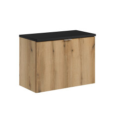 Zestaw meblowy 80cm z blatem Nova Oak Comad (SET-NOA B BLACK 80CM D)
