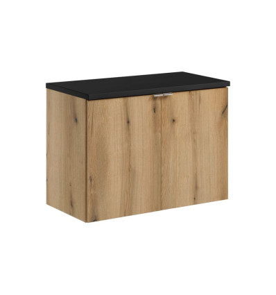 Zestaw meblowy 80cm z blatem Nova Oak Comad (SET-NOA B BLACK 80CM D)