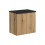 Zestaw meblowy 60cm z blatem Nova Oak Comad (SET-NOA B BLACK 60CM D)