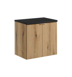 Zestaw meblowy 60cm z blatem Nova Oak Comad (SET-NOA B BLACK 60CM D)
