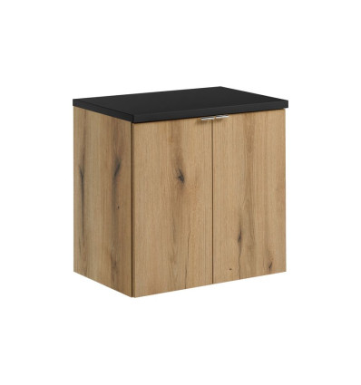 Zestaw meblowy 60cm z blatem Nova Oak Comad (SET-NOA B BLACK 60CM D)