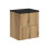 Zestaw meblowy 50cm z blatem Nova Oak Comad (SET-NOA B BLACK 50CM S)