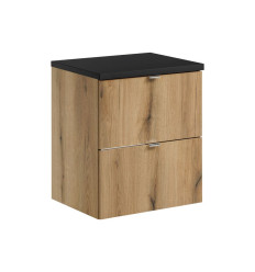 Zestaw meblowy 50cm z blatem Nova Oak Comad (SET-NOA B BLACK 50CM S)