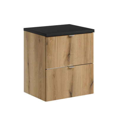 Zestaw meblowy 50cm z blatem Nova Oak Comad (SET-NOA B BLACK 50CM S)