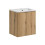 Zestaw meblowy 50cm z umywalką meblową Dance Nova Oak Comad (SET-NOA 50CM D DANCE)