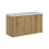 Zestaw meblowy 100cm z blatem Nova Oak Comad (SET-NOA B WHITE 100CM D)