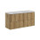 Zestaw meblowy 120cm z blatem Nova Oak Comad (SET-NOA B WHITE 120CM S)