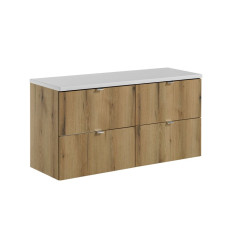 Zestaw meblowy 120cm z blatem Nova Oak Comad (SET-NOA B WHITE 120CM S)