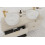 Szafka pod umywalkę 60 cm 2 szuflady kaszmirowy mat Dalia Cashmere Comad (DALIA CASHMERE 82-60-46-2S)