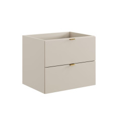 Szafka pod umywalkę 60 cm 2 szuflady kaszmirowy mat Dalia Cashmere Comad (DALIA CASHMERE 82-60-46-2S)